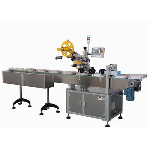 Desk Top Mesin Pengisian Botol Kaca Bulat Semi Otomatis Mesin Labeler Mesin Pengemas Botol dengan Printer 