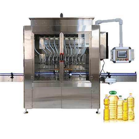 Mesin Pengisian Botol Minyak Goreng Bunga Matahari Sayur Mustard yang Dapat Dimakan Otomatis dan Mesin Capping untuk Lini Produksi Minyak 