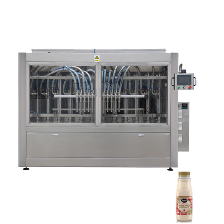 Otomatis 4 Kepala Botol Kaca Minuman Keras Anggur Alkohol Lini Produksi Mesin Pengisian Tekanan Negatif 